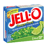 Jell-o Gelatin Dessert Sugar Free Lime Low Calorie Left Picture